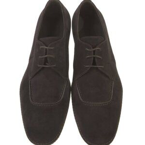 Men's NWOB Bottega Veneta Dark Brown Suede Italian Oxfords Size 42.5 EUR, 9.5 US